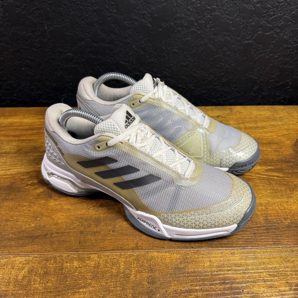 Adidas Barricade Club BA9152 Grey Silver Synthetic Tennis Shoes Mens Size 7